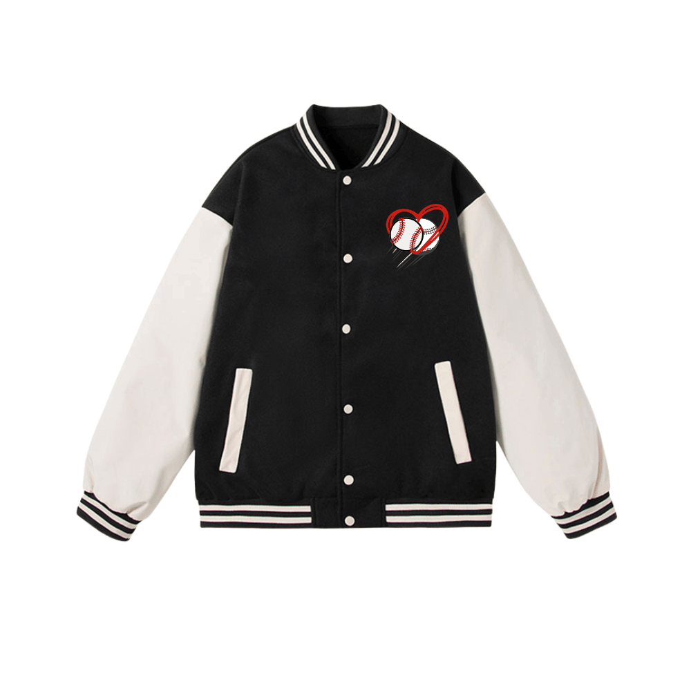 Varsity Jacket OEM Custom Design Embroidery Baseball Letterman Jackets Men Varsity PU Leather Jacket