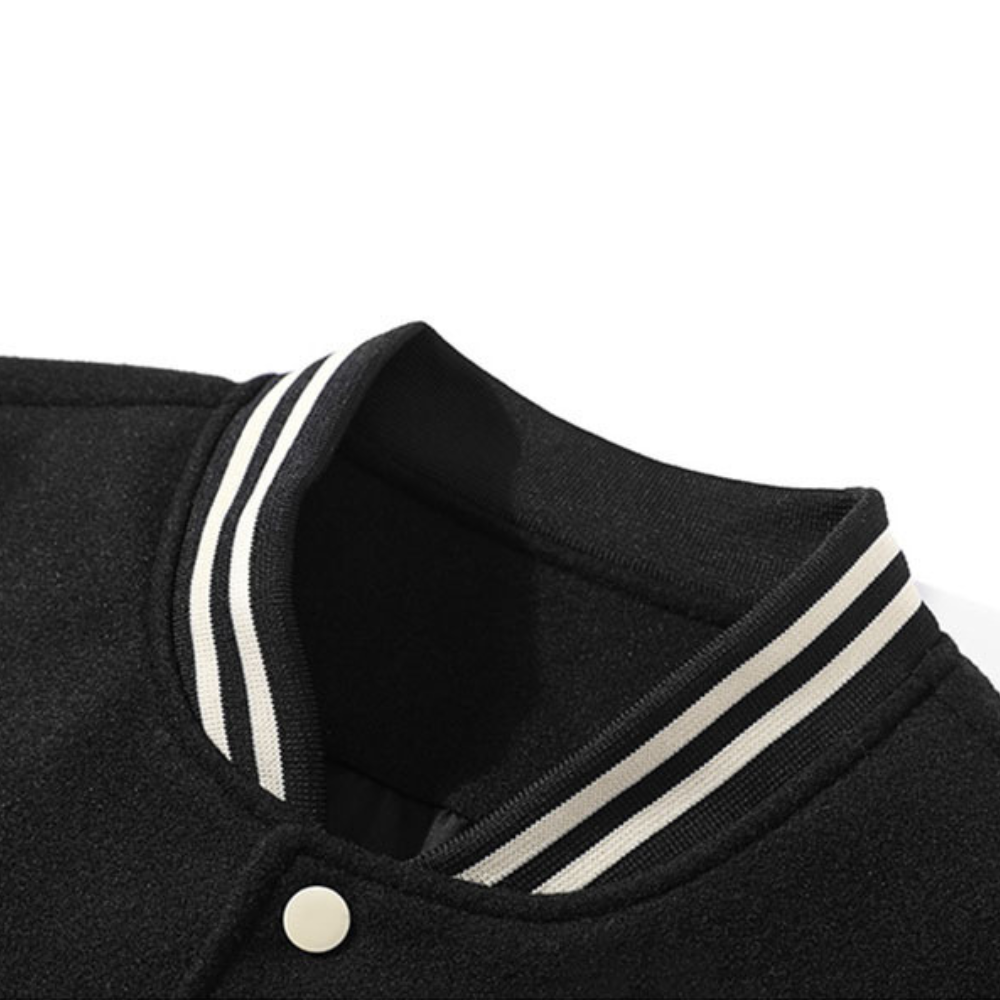 Varsity Jacket OEM Custom Design Embroidery Baseball Letterman Jackets Men Varsity PU Leather Jacket