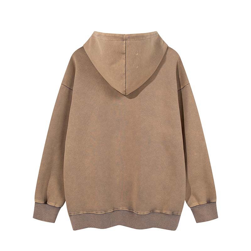 French Terry Acid Wash Hoodie 