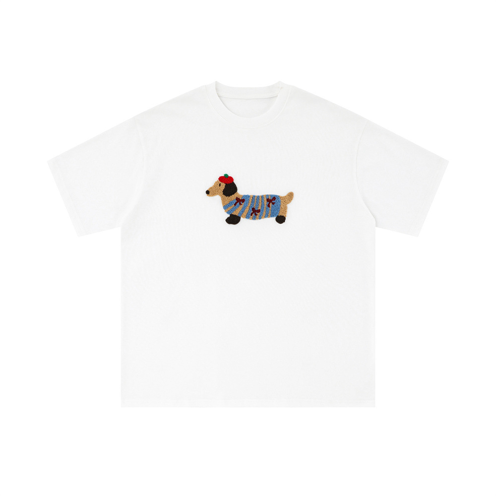 Chenille Embroideried T Shirts