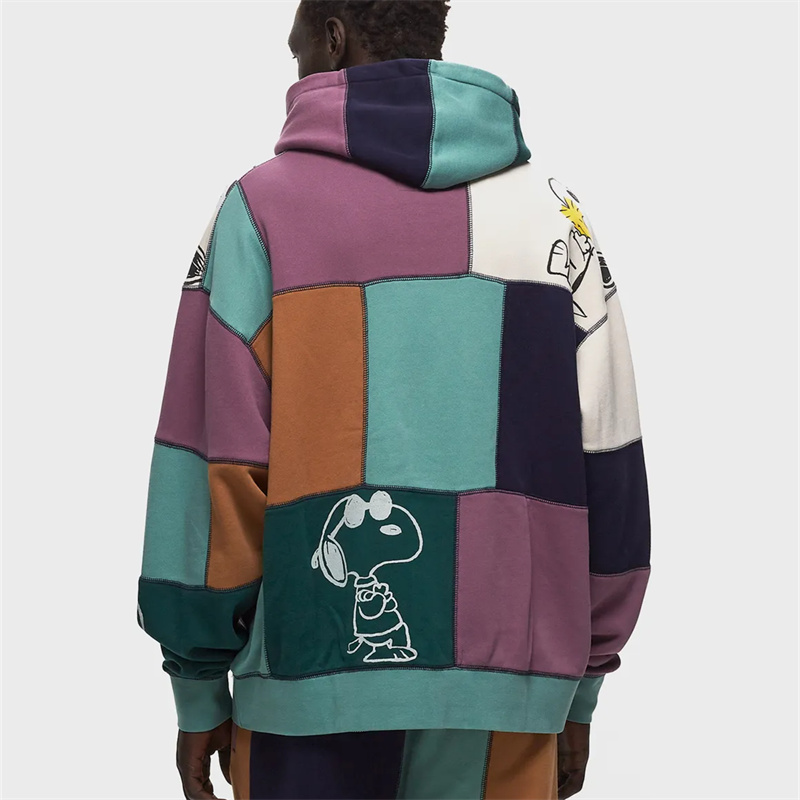 Patchwork Mens Hoodie