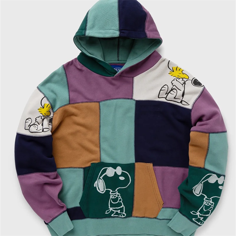 Patchwork Mens Hoodie