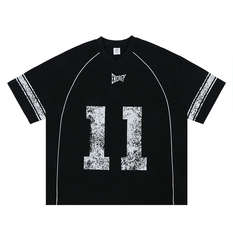 Snowflake Crack Distressed Jersey T-Shirt 