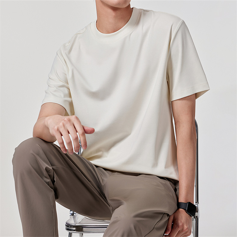 5A-Grade Antibacterial Bamboo Fiber Men's T-Shirts